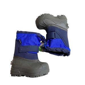 Kids Columbia Boys Insulated Waterproof Blue Snow Boots Size 5.0 W Tags.